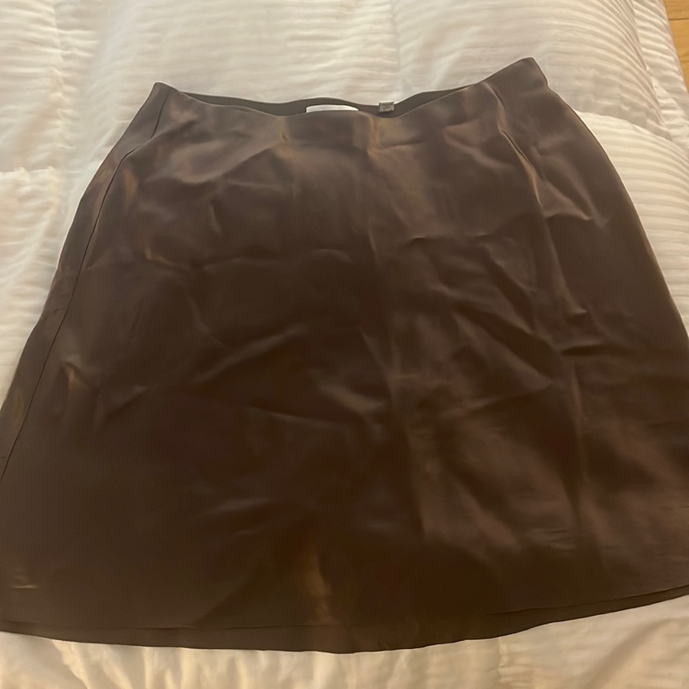 Vince gold/brown skirt